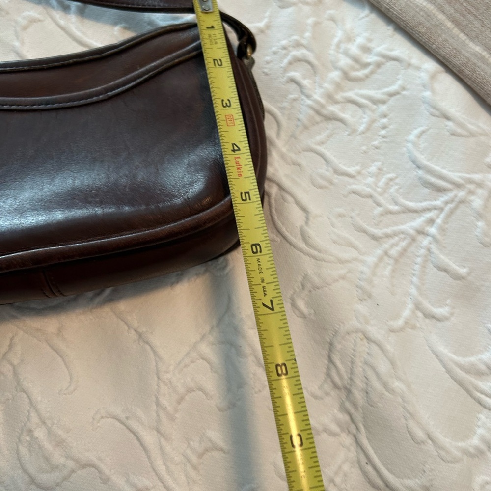 Coach Wende Mahogany Leather Bag, 90’s, Stamped 9031 Rare, Crossbody, Vintage - Picture 5 of 12